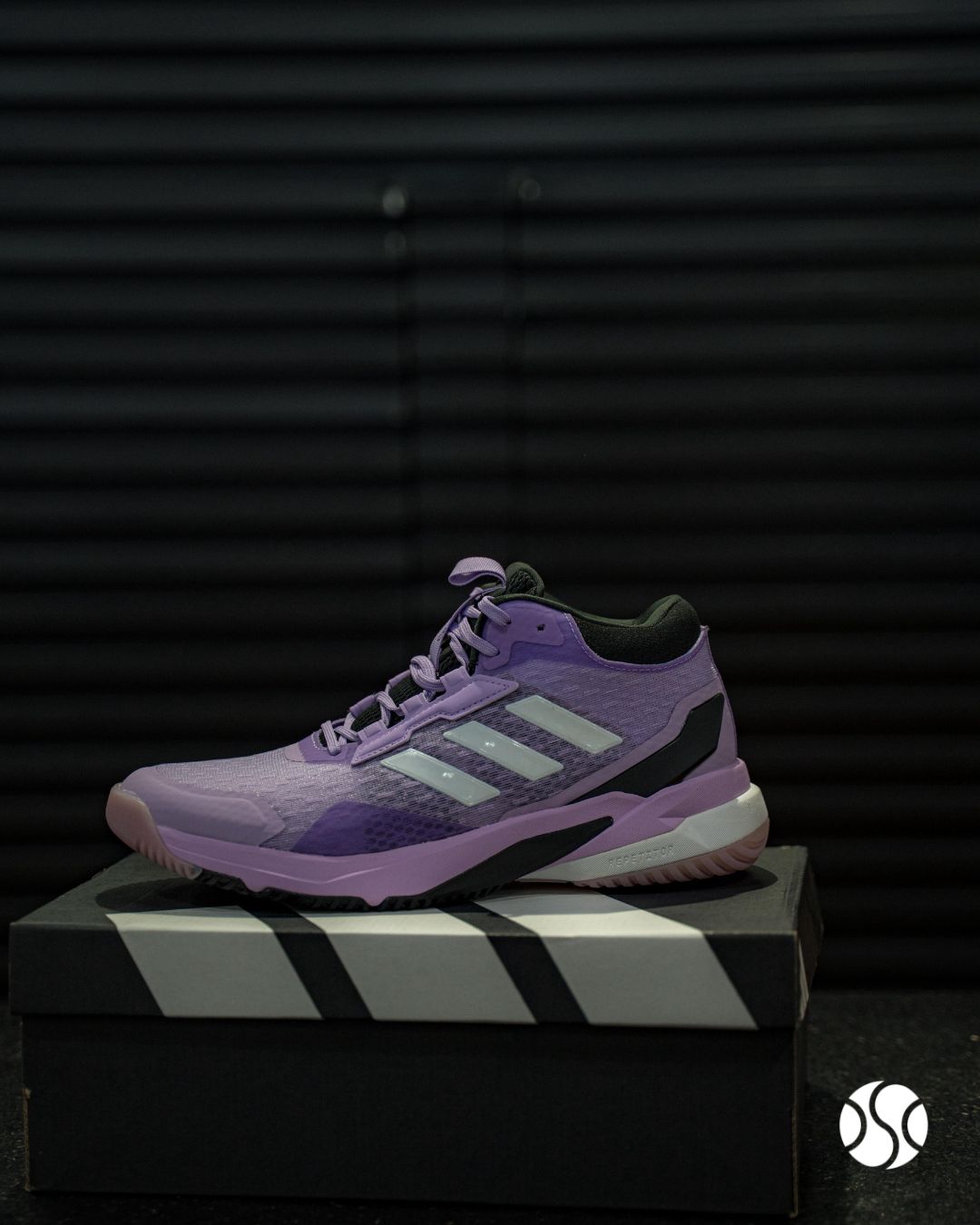 Image of Zapatos del voleibol para jugar voleibol; los otros para lo demás