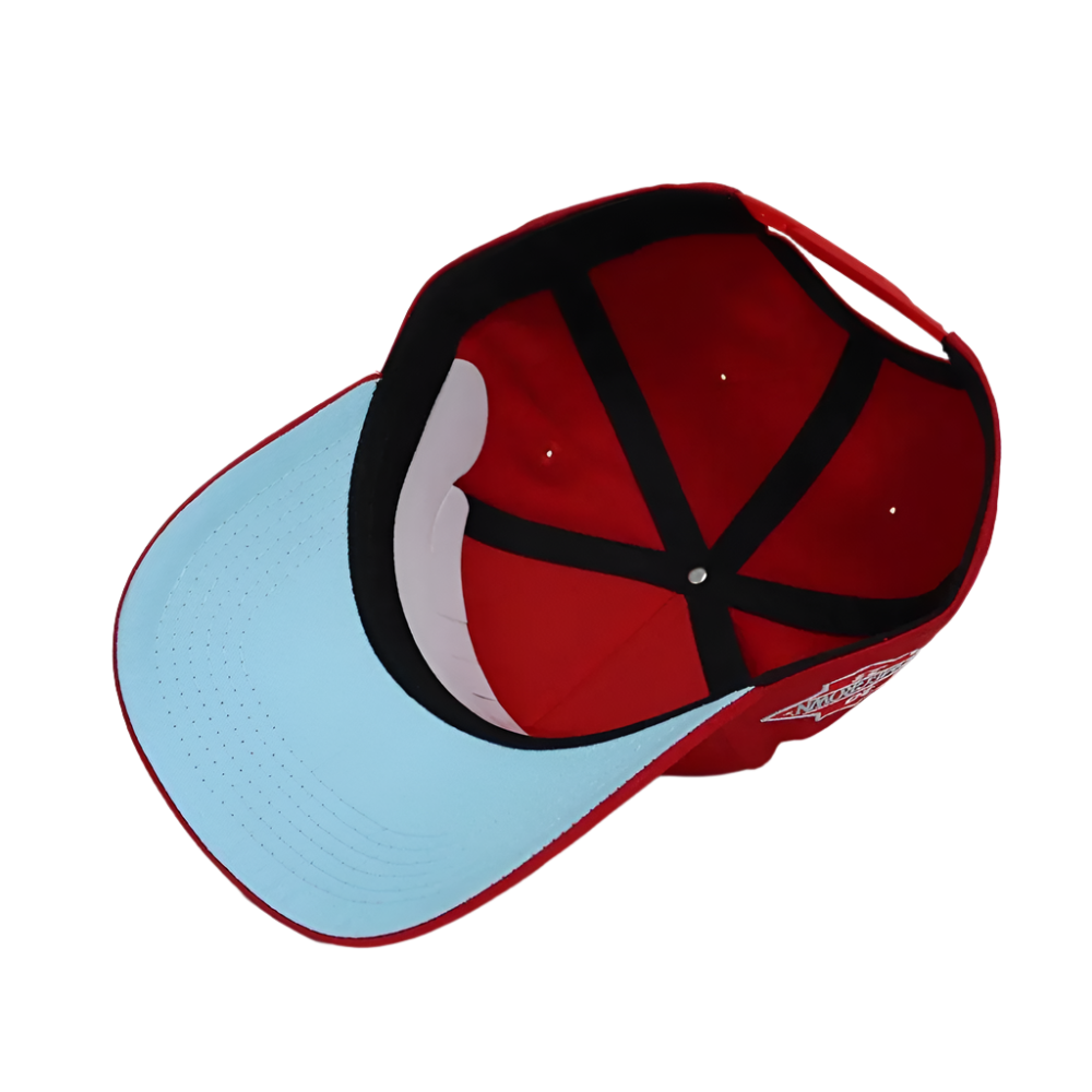 Homegrown PR Snapback Hat (Red/Columbia Blue)