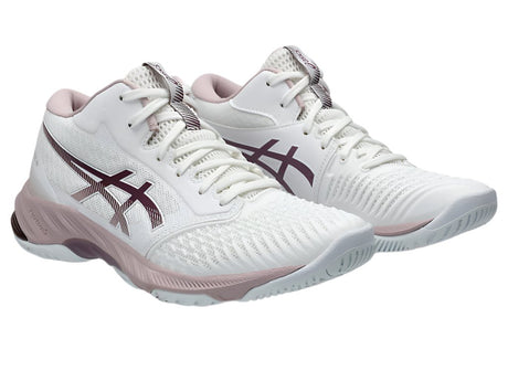 Asics Netburner Ballistic FF MT 3 Women (White/Watershed Rose) - Deportes Salvador Colom