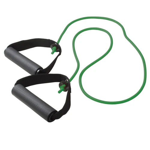CanDo Heavy Exercise Band with Handles Green 48'' - Deportes Salvador Colom