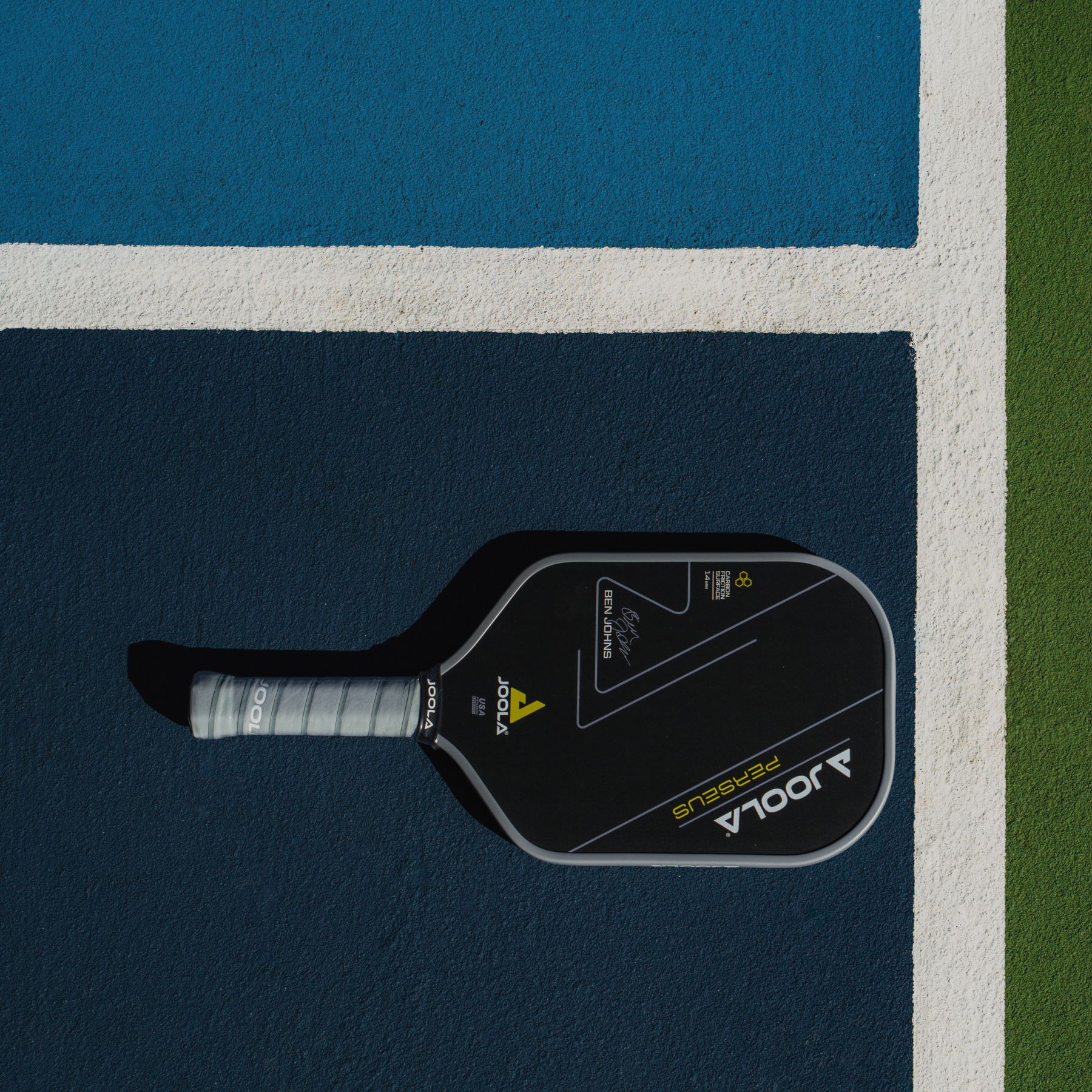 Joola Johns Perseus Pickleball Paddle 14mm (Grey/Yellow)