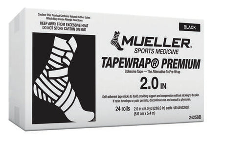 Mueller Tapewrap Premium 2" X 6 Yd (Black) - Deportes Salvador Colom