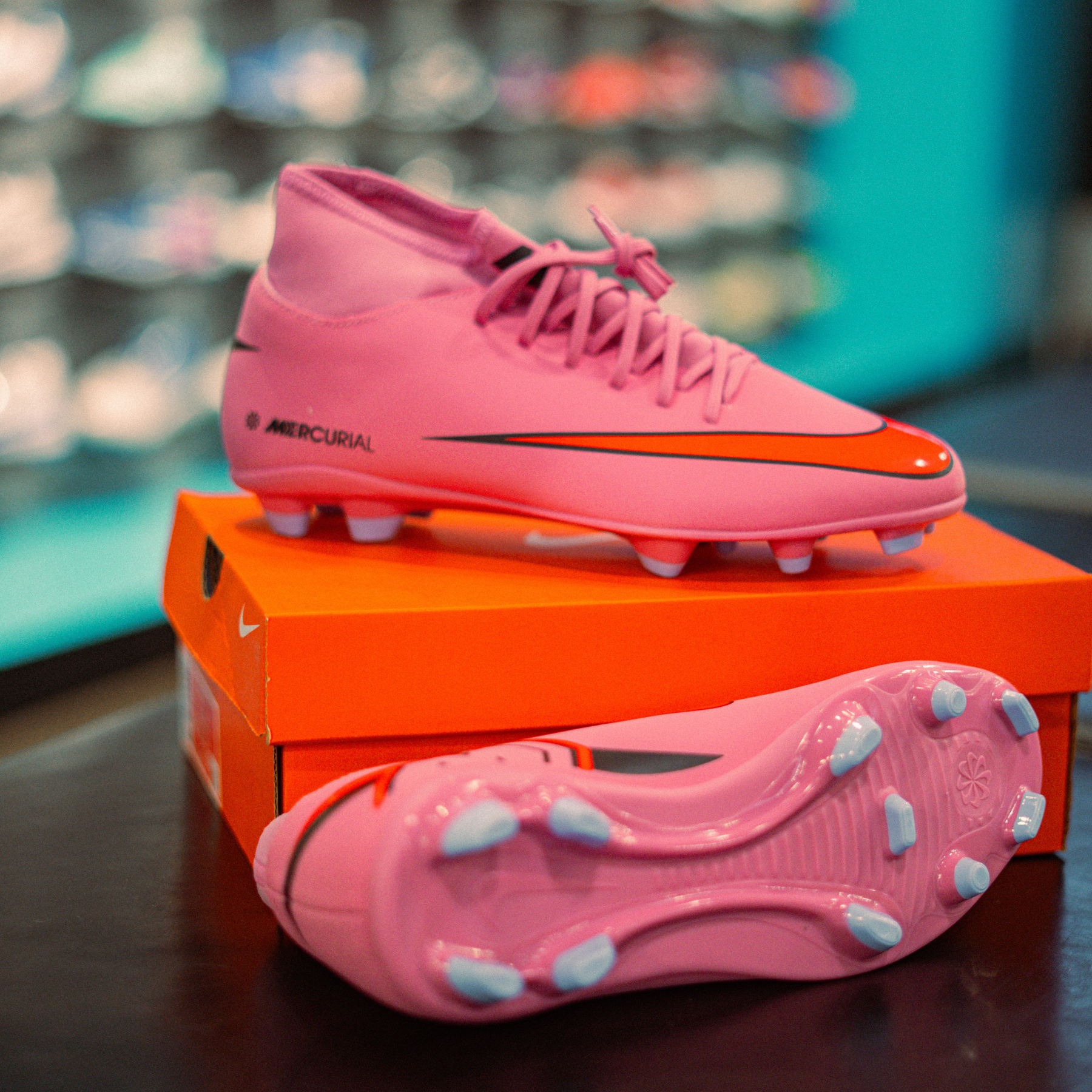 Image of Nike Mercurial Superfly 10 Club FG/MG (Pink/Orange)