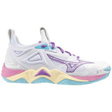 Mizuno Wave Momentum 3 Women (White/Peace-Blue) - Deportes Salvador Colom