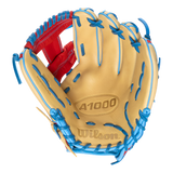 Wilson A1000 1786 Infield Glove RH (Blonde/Red/Blue) 11.5''