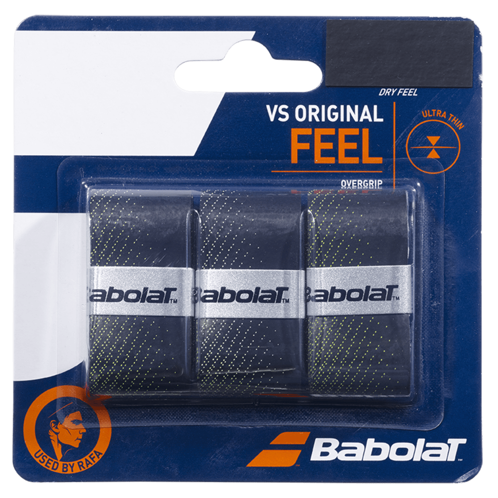 Babolat VS Original X3 Overgrip (Black/Yellow)