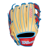 Wilson A1000 1786 Infield Glove RH (Blonde/Red/Blue) 11.5''