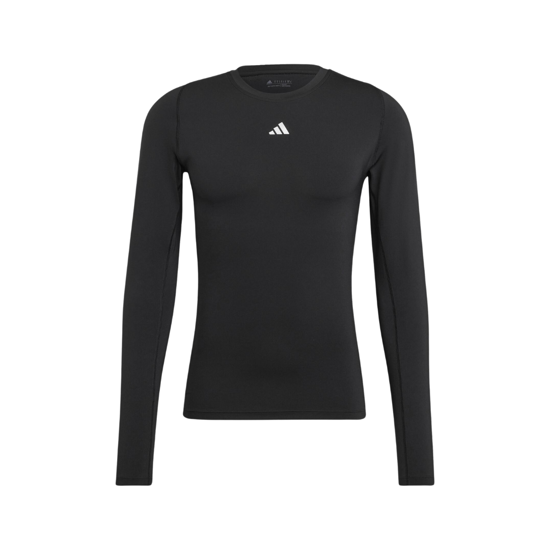 Adidas Adult Compression Long Sleeve Shirt (Black)