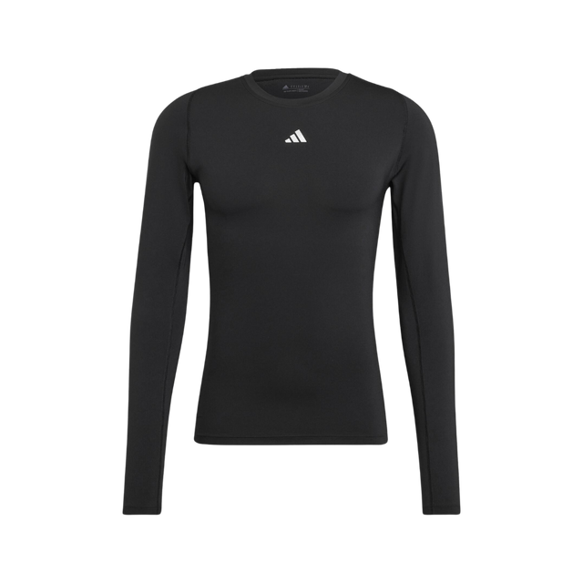 Adidas Adult Compression Long Sleeve Shirt (Black)