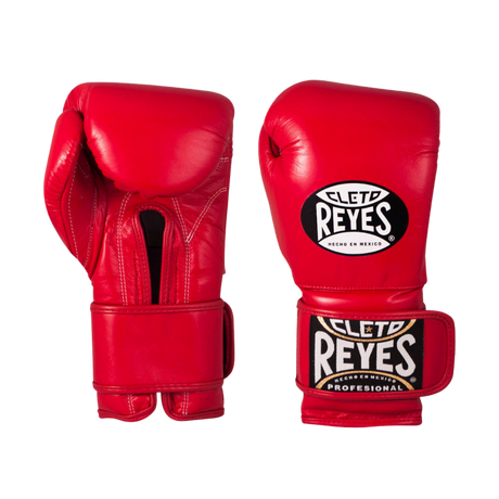 Cleto Reyes Leather Training Gloves Red 16 oz - Deportes Salvador Colom