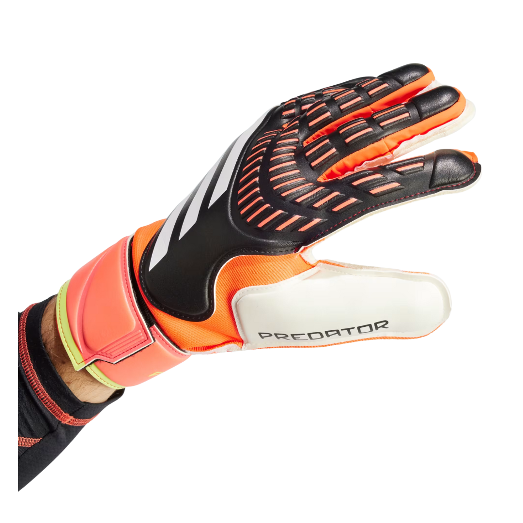 Adidas Adult Predator Goalie Gloves (Black/Orange) - Deportes Salvador Colom