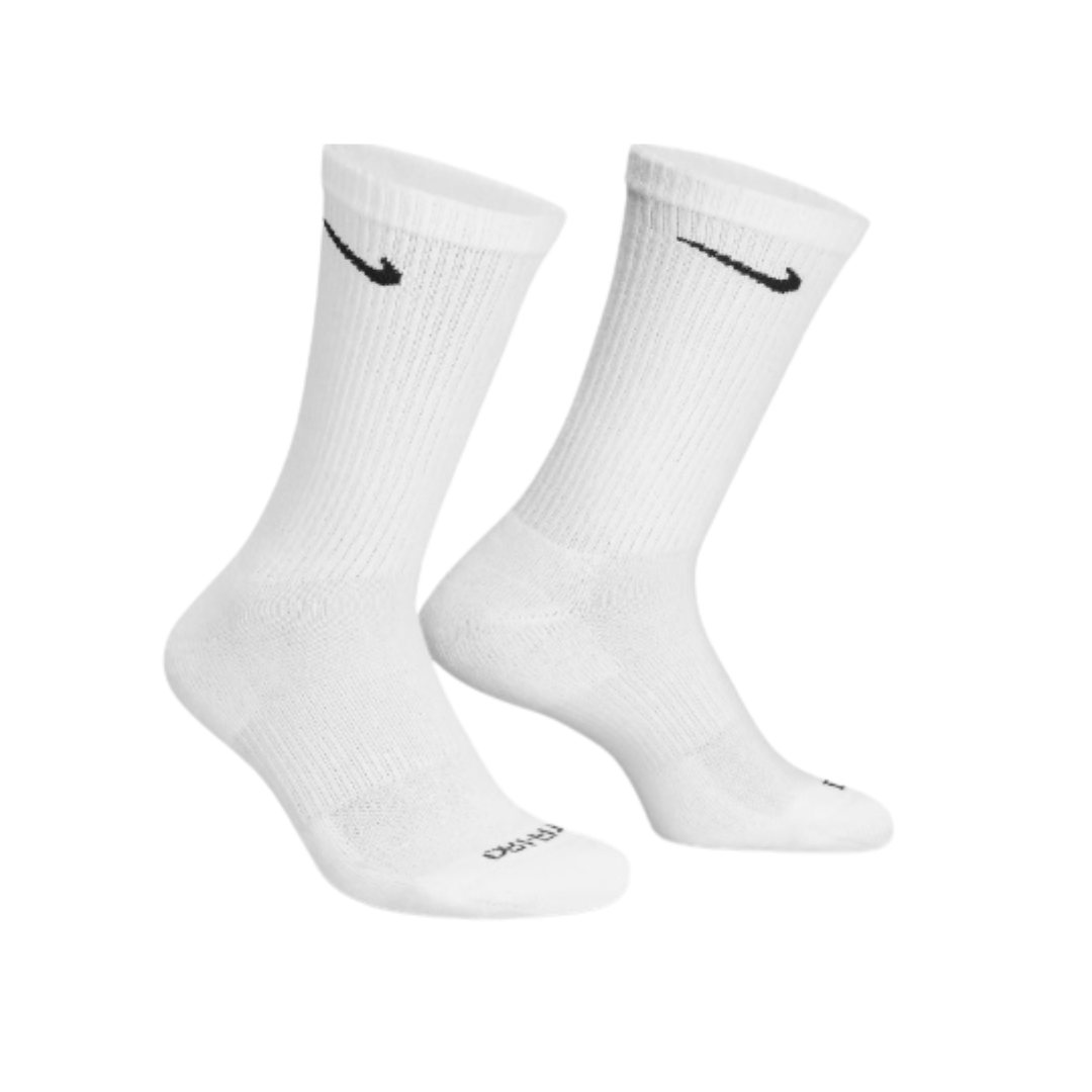 Nike Everyday Cushioned Crew Sock 3-Pack (White) - Deportes Salvador Colom