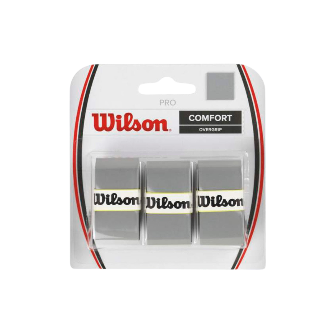 Image of Wilson Pro Overgrip Comfort 3 Pk (Silver) - Deportes Salvador Colom