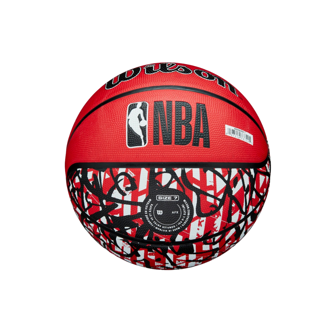 Image of Wilson NBA Team Graffiti Chicago Bulls Basketball #7 - Deportes Salvador Colom