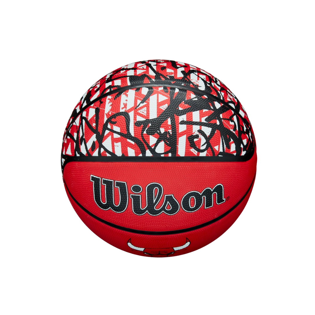 Image of Wilson NBA Team Graffiti Chicago Bulls Basketball #7 - Deportes Salvador Colom