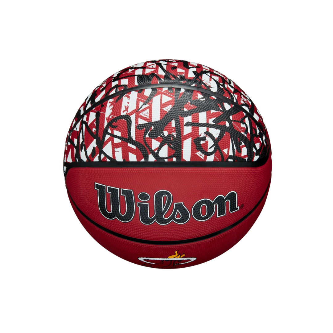 Image of Wilson NBA Team Graffiti Miami Heat Basketball #7 - Deportes Salvador Colom