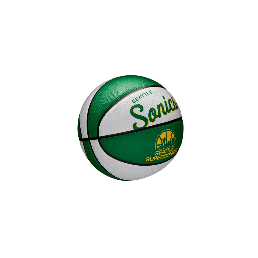 Wilson NBA Team Retro Seattle Supersonics Mini Basketball #3 - Deportes Salvador Colom
