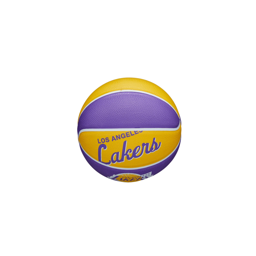Image of Wilson NBA Team Retro Los Angeles Lakers Mini Basketball #3 - Deportes Salvador Colom