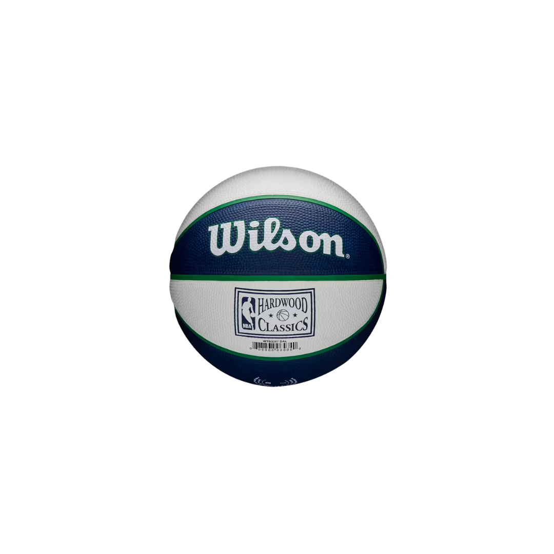 Image of Wilson NBA Team Retro Dallas Mavericks Mini Basketball #3 - Deportes Salvador Colom