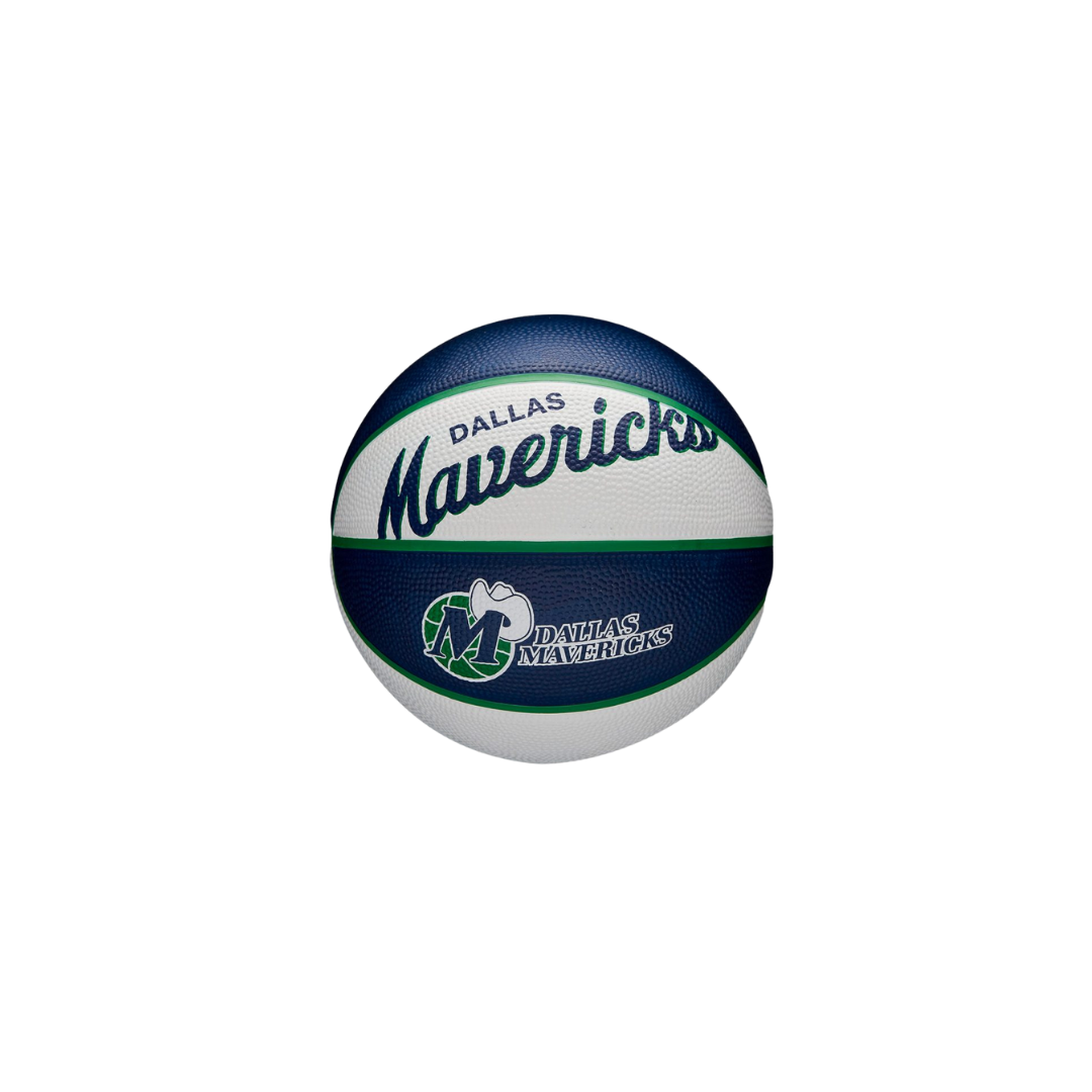 Image of Wilson NBA Team Retro Dallas Mavericks Mini Basketball #3 - Deportes Salvador Colom