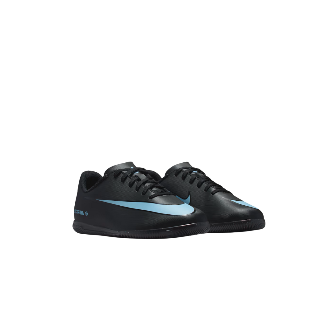 Nike Jr. Mercurial Vapor 16 Club Indoor (Black/Columbia Blue)