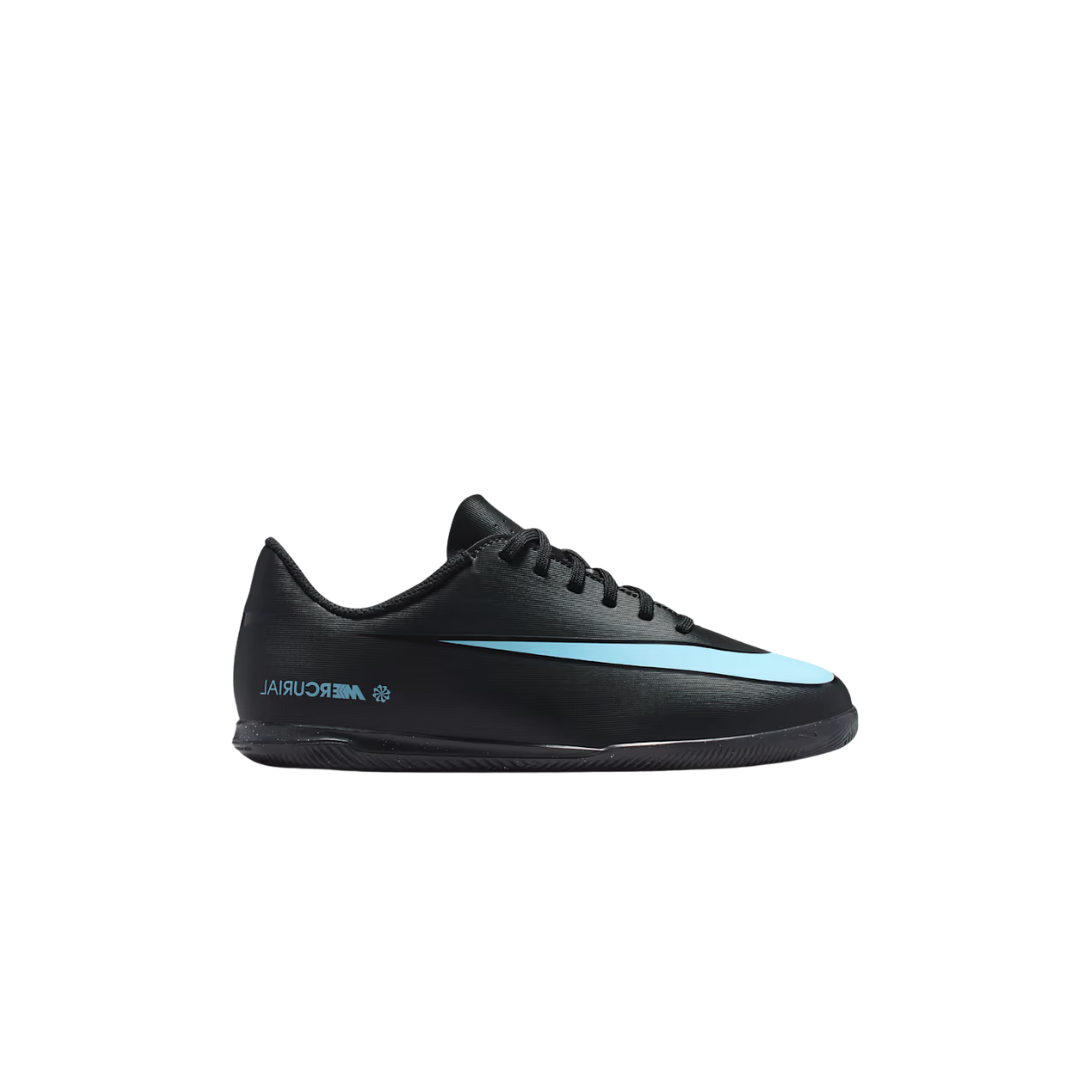 Nike Jr. Mercurial Vapor 16 Club Indoor (Black/Columbia Blue)