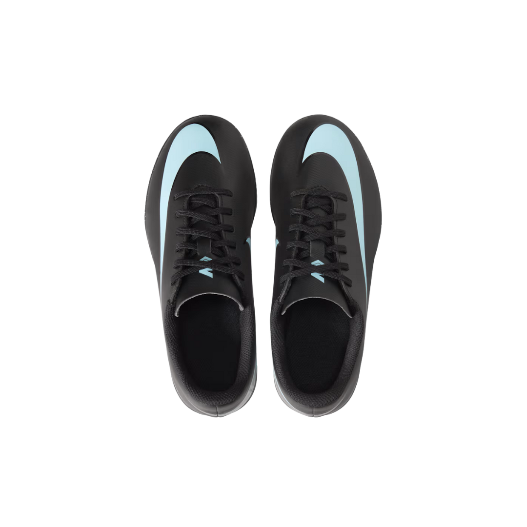 Nike Jr. Mercurial Vapor 16 Club Indoor (Black/Columbia Blue)