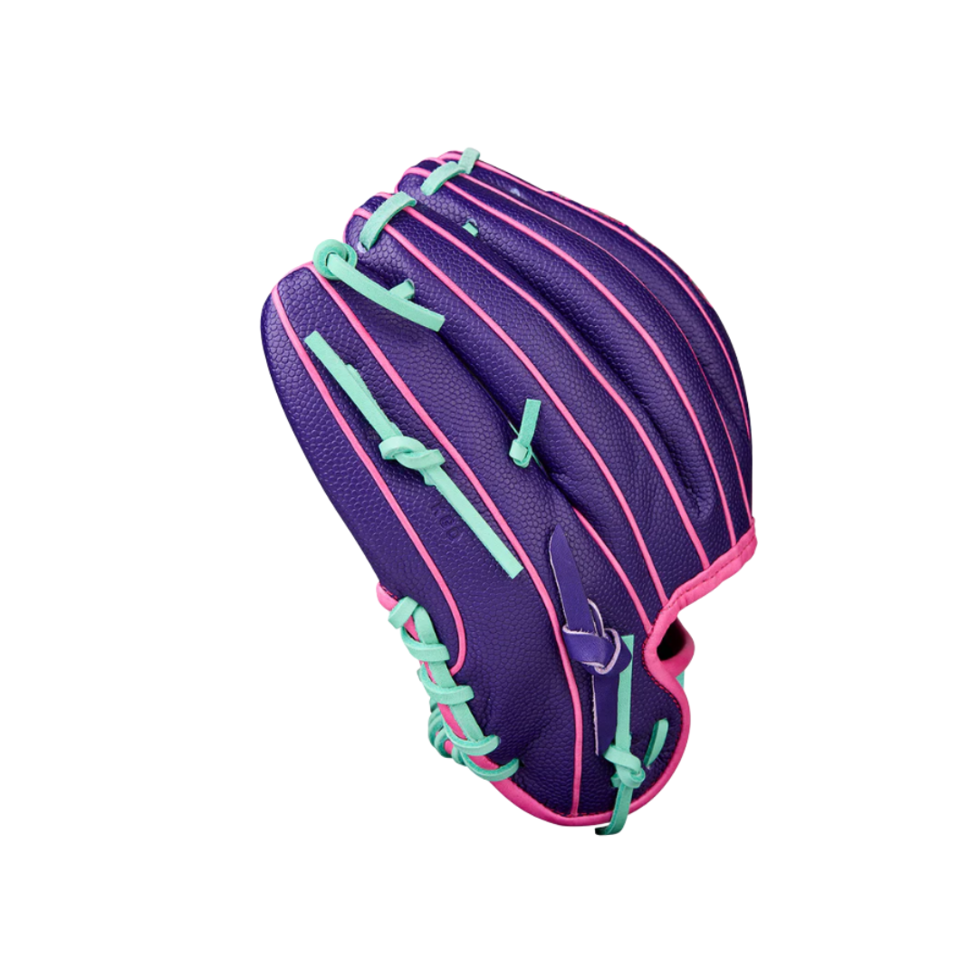 Image of Wilson A2000 DP15 Infield Glove (Purple/Mint/Pink) 11.5''
