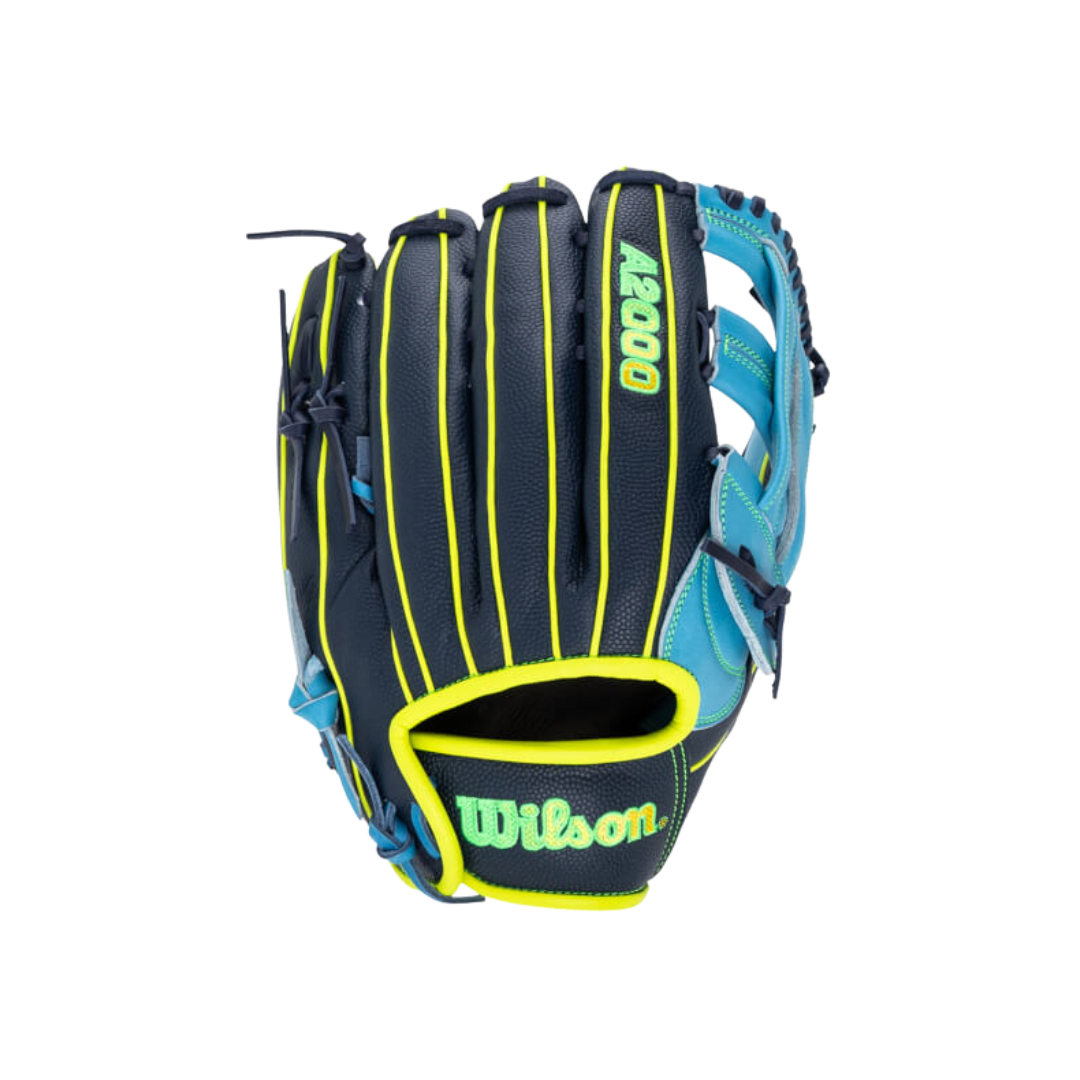 Wilson A2000 PF50 Outfield Glove 12.25" (Navy/CB/Yellow)
