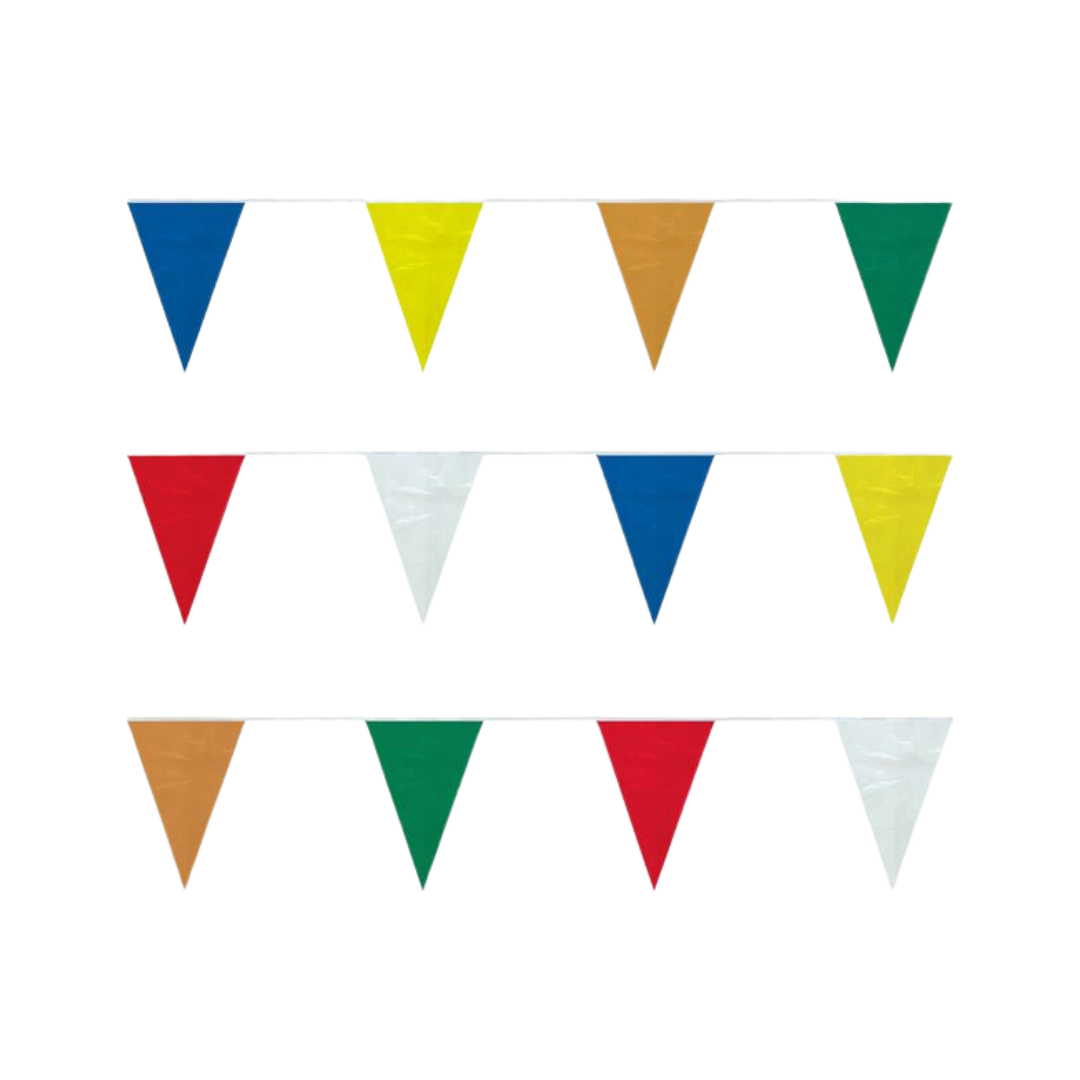 National Banner Color Pennants 100' (9" x 12") - Deportes Salvador Colom