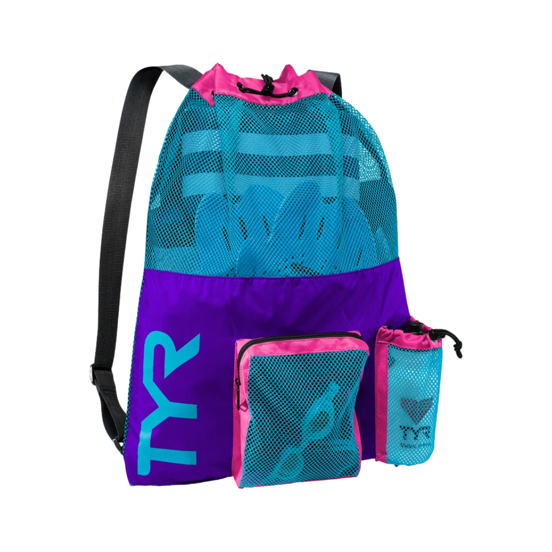 Image of TYR Mesh Mummy Purple/Blue Backpack - Deportes Salvador Colom