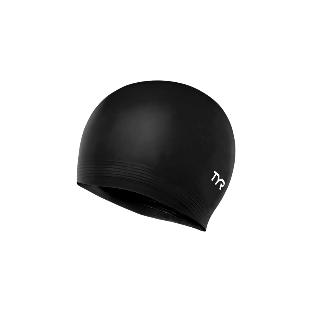 Image of TYR Latex Swim Cap Black - Deportes Salvador Colom