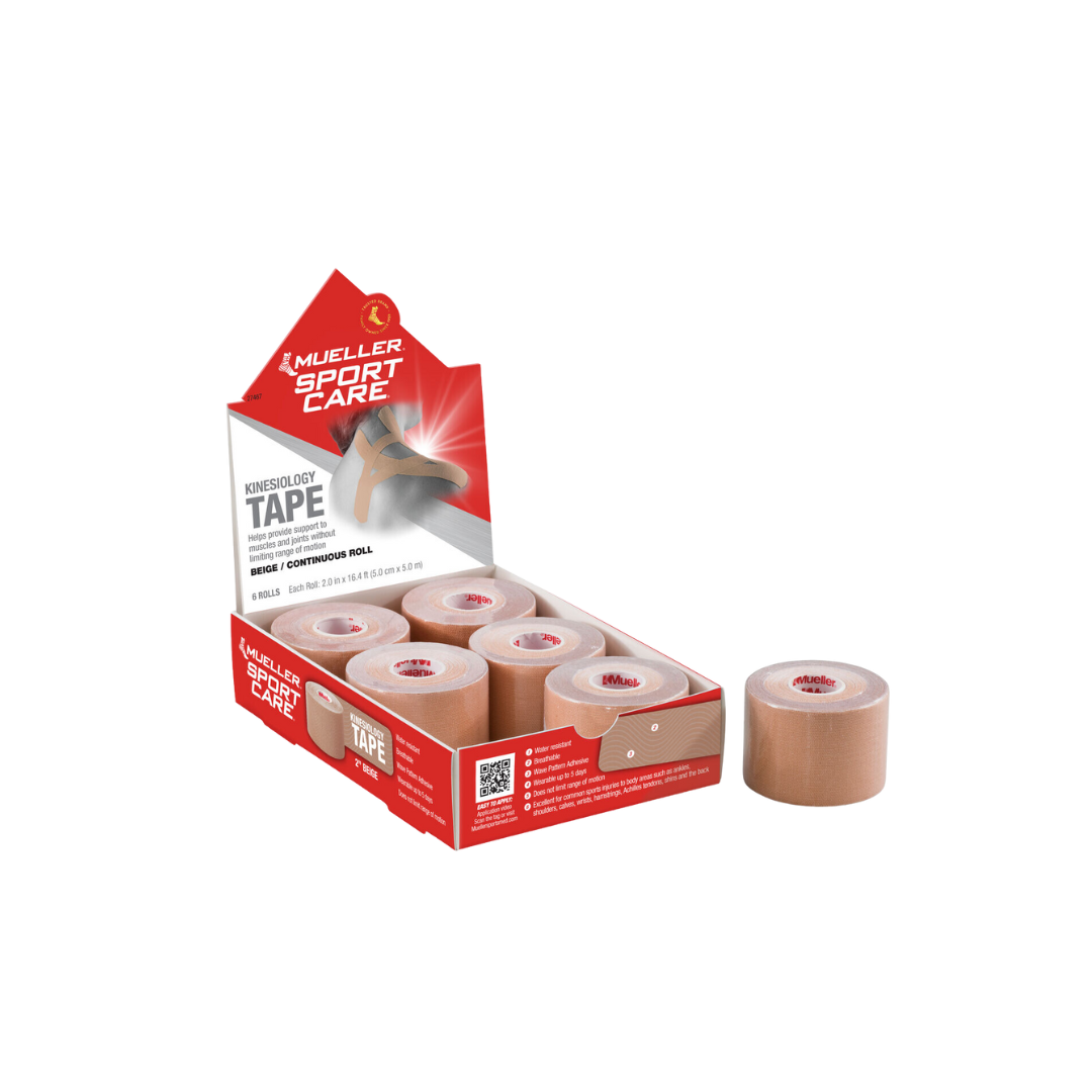 Mueller Beige Kinesiology Tape Roll 2" X 16.4' - Deportes Salvador Colom
