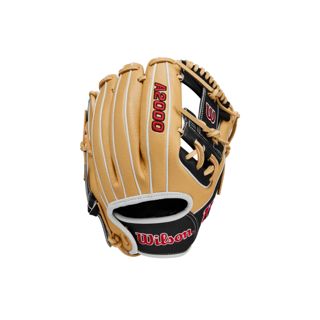 Wilson A2000 DP15SS Infield Glove RH (Black/Blonde/Red) 11.5'' - Deportes Salvador Colom