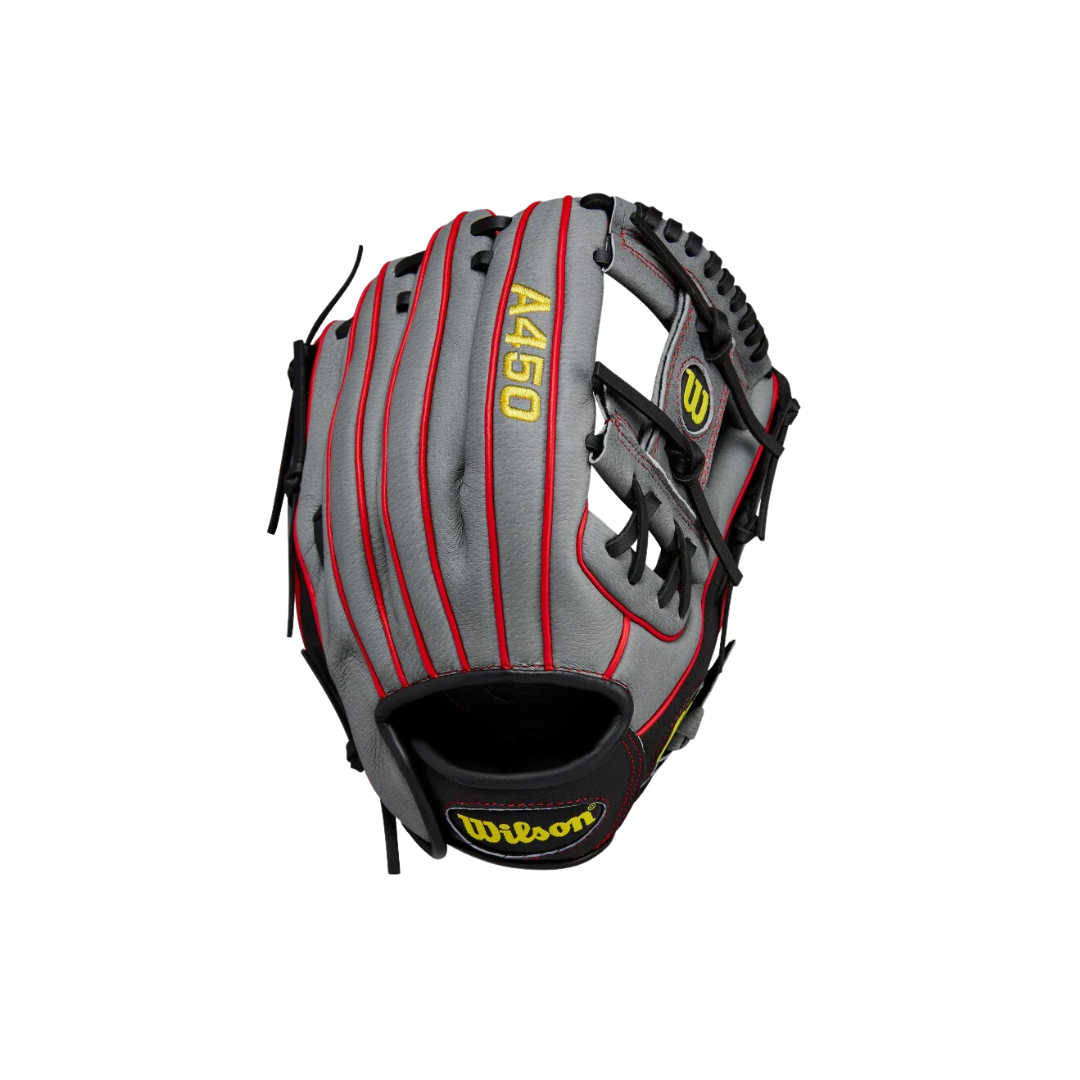 Wilson A450 Glove Left Hand Thrower (Grey/Black) 11.5'' - Deportes Salvador Colom