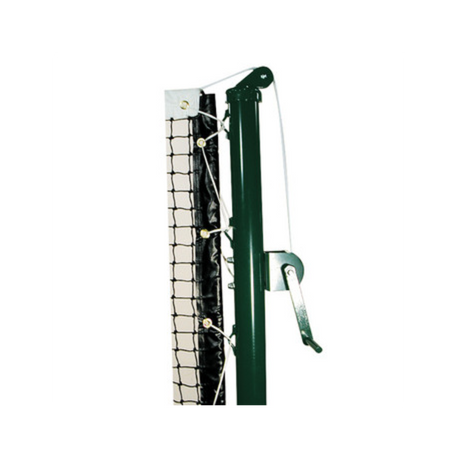 Har-Tru Sports Tennis Net Posts (2-7/8"OD) & Reel - Deportes Salvador Colom