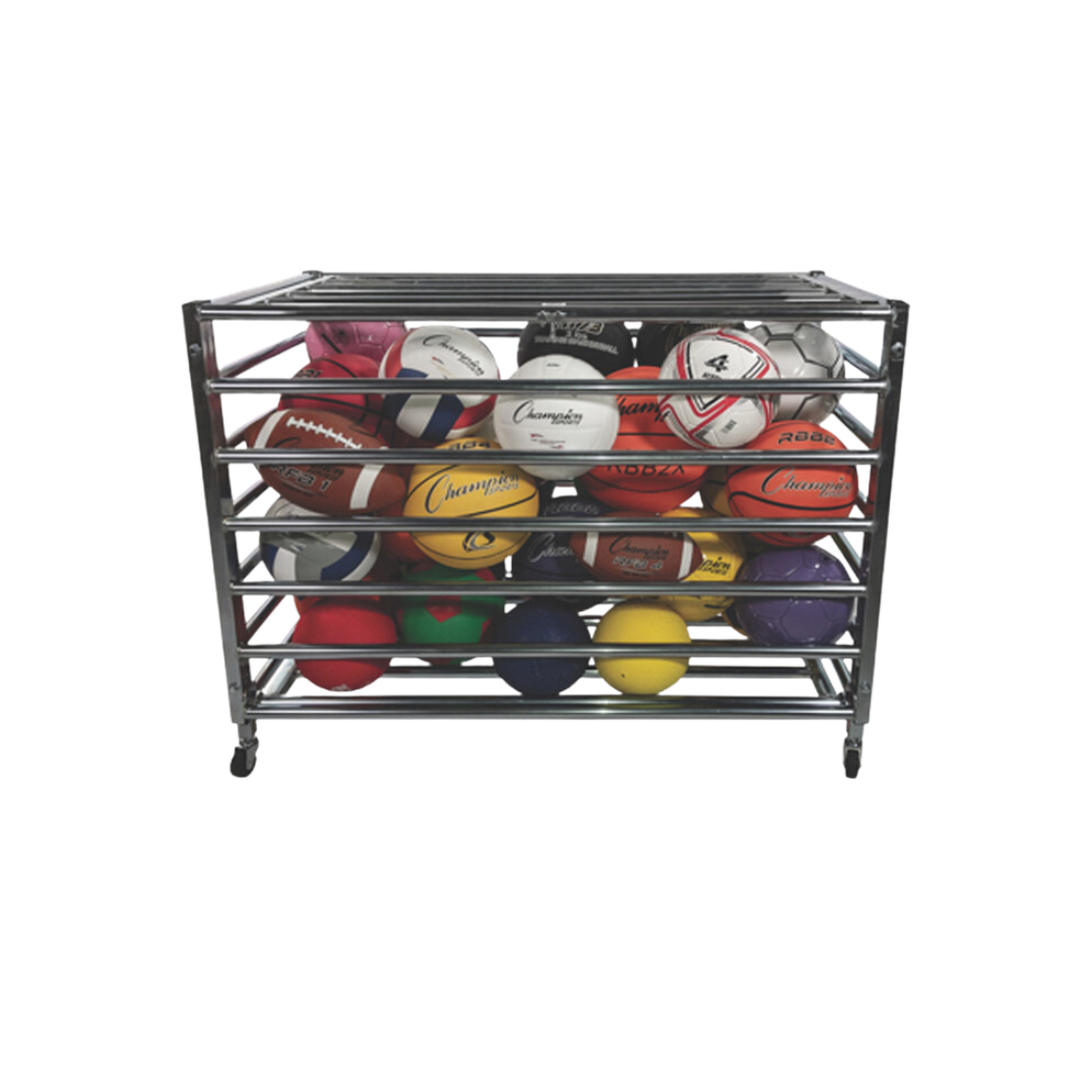 Champion Sports Heavy Duty Lockable Ball Cart - Deportes Salvador Colom