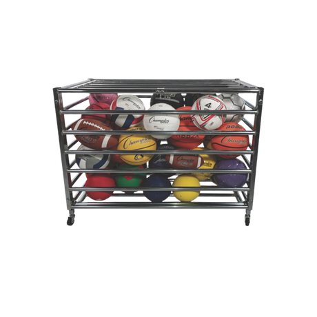 Champion Sports Heavy Duty Lockable Ball Cart - Deportes Salvador Colom