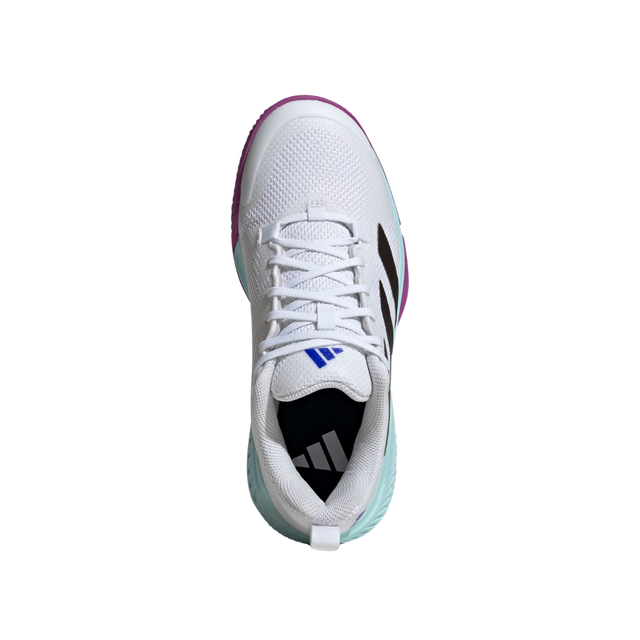 Adidas Court Team 2.0 Women (White/Black/Purple) - Deportes Salvador Colom