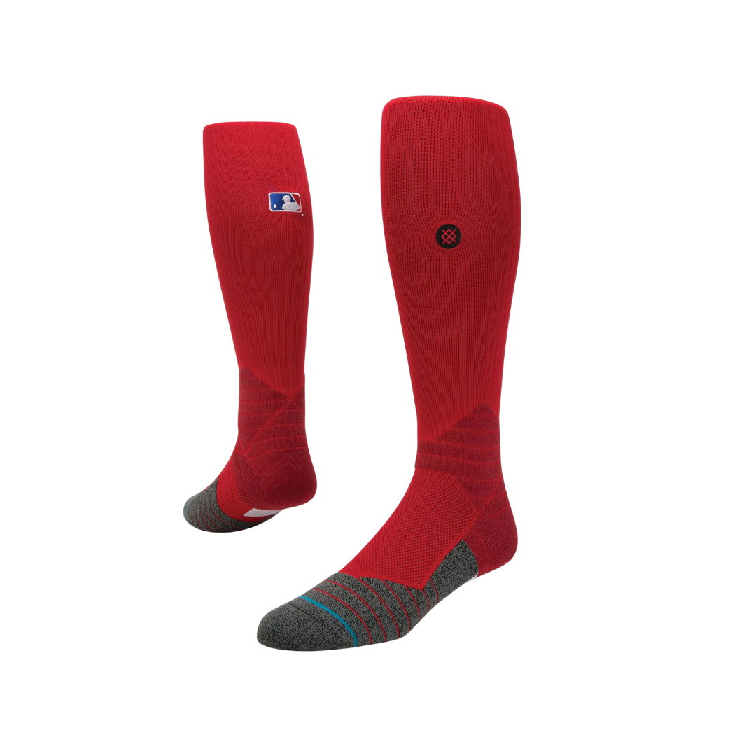 Stance MLB Diamond Pro OTC Large Socks (Red) - Deportes Salvador Colom