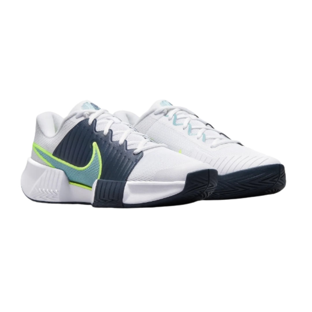 Nike GP Challenge Pro Tennis Shoes Men (White/Navy/Volt)