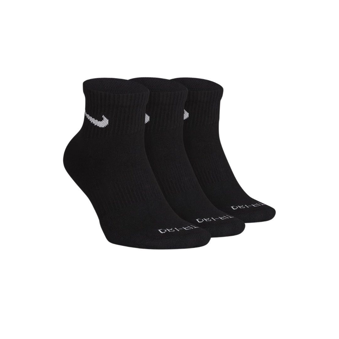 Image of Nike Everyday Ankle Socks Black MD (6-8) - Deportes Salvador Colom