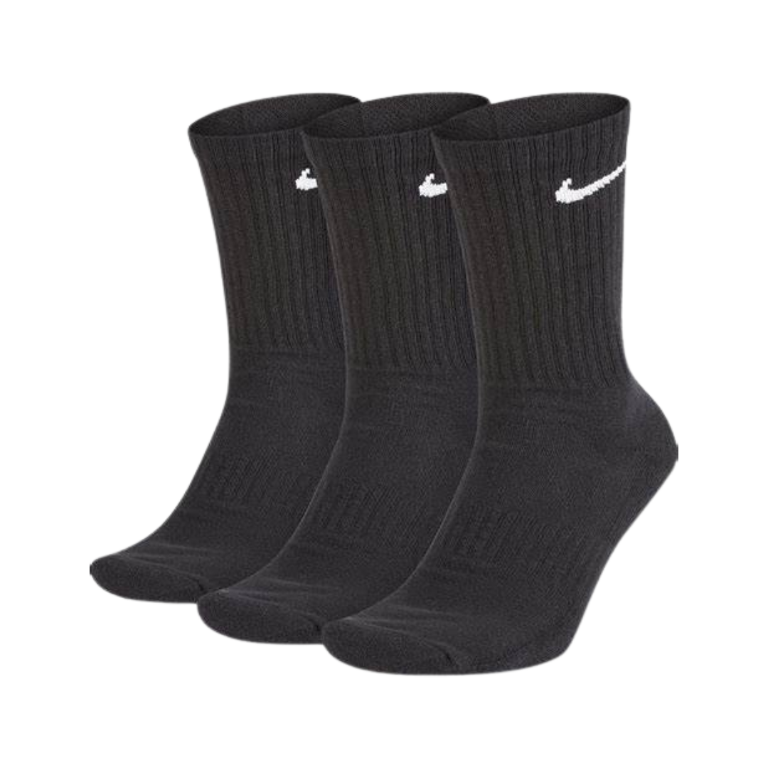 Nike Everyday Crew Socks Black LG (8-12)