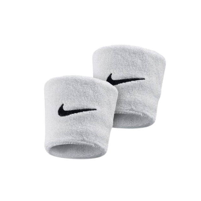 Nike Swoosh Wristbands (White) - Deportes Salvador Colom