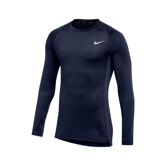 Nike Dri Fit Adult Compression Shirt Large Navy