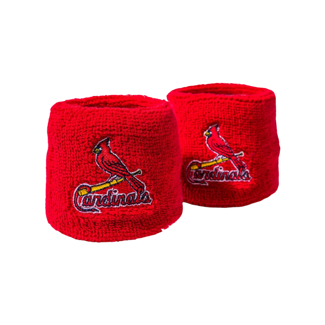 Image of Franklin Sports St. Louis Cardinals Wristbands 2.5'' - Deportes Salvador Colom