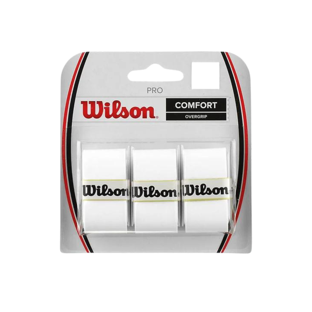 Image of Wilson Pro Overgrip Comfort 3 Pk (White) - Deportes Salvador Colom