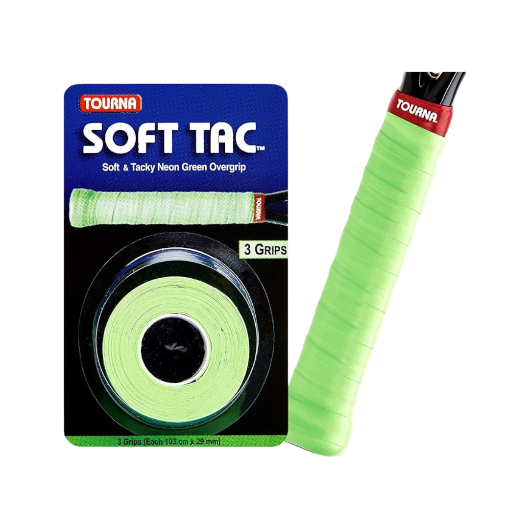 Image of Tourna Soft Tac Neon Tacky Overgrip (Neon Green) - Deportes Salvador Colom