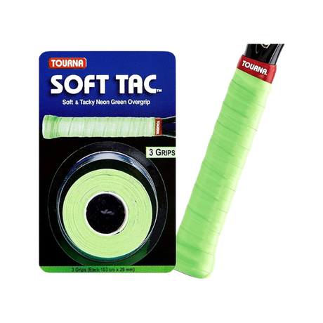 Tourna Soft Tac Neon Tacky Overgrip (Neon Green) - Deportes Salvador Colom