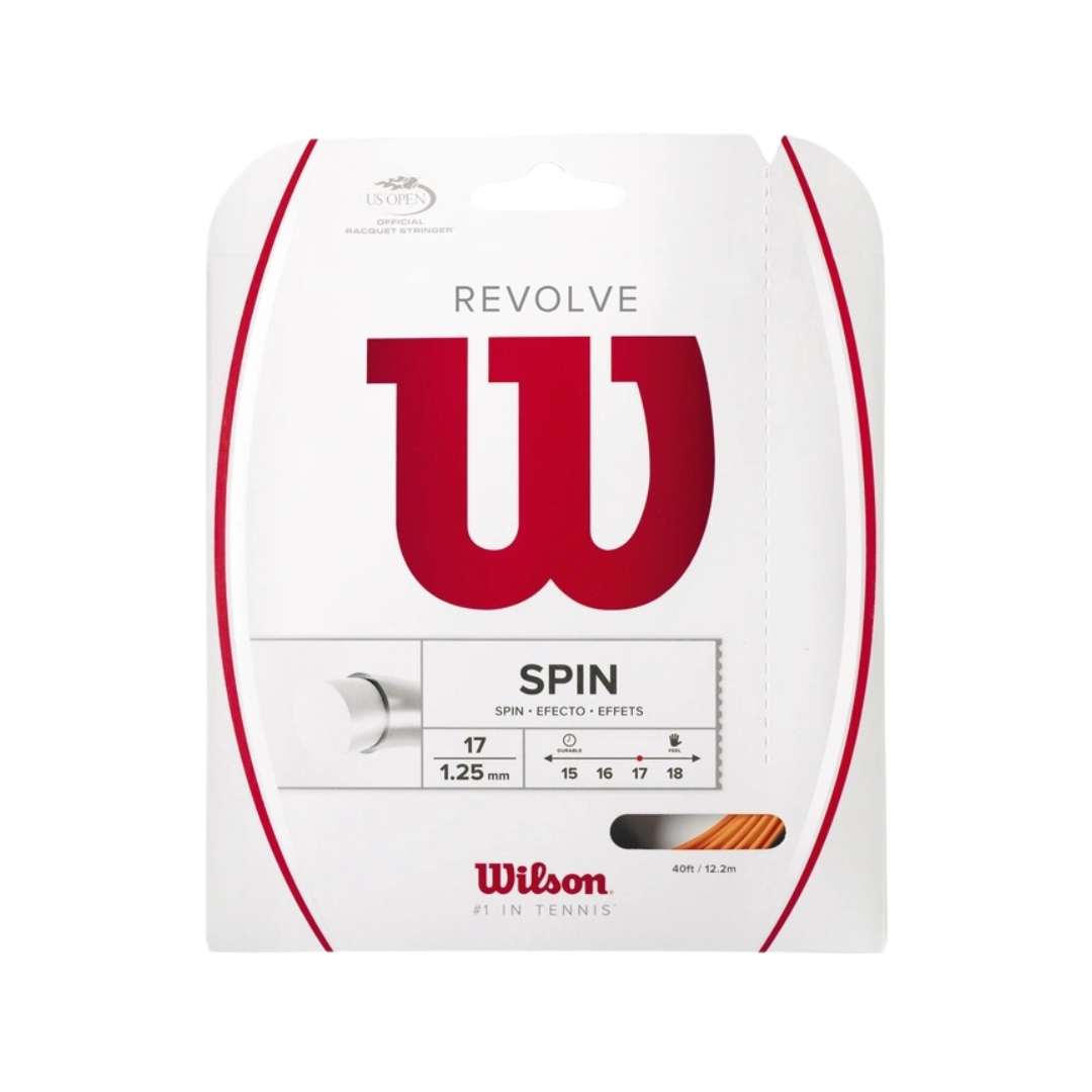 Image of Wilson Revolve 17 Tennis String (Orange) - Deportes Salvador Colom